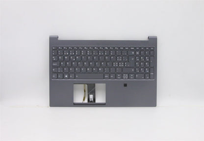 Lenovo 9 15IMH5 Keyboard Palmrest Top Cover Switzerland Slate Grey 5CB0Z37706