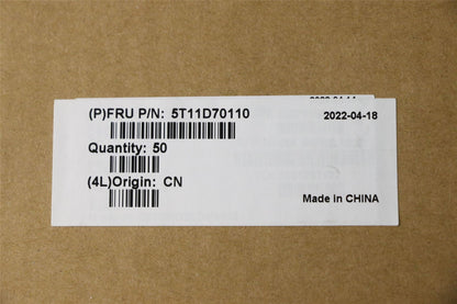 Lenovo 5T11D70110 TAPE FRU TAPE REMOVABLE (R+L)*5, Talos