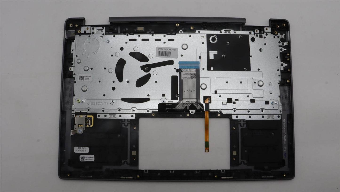 Lenovo Yoga 7 14IRL8 Keyboard Palmrest Top Cover Switzerland 5CB1L40781