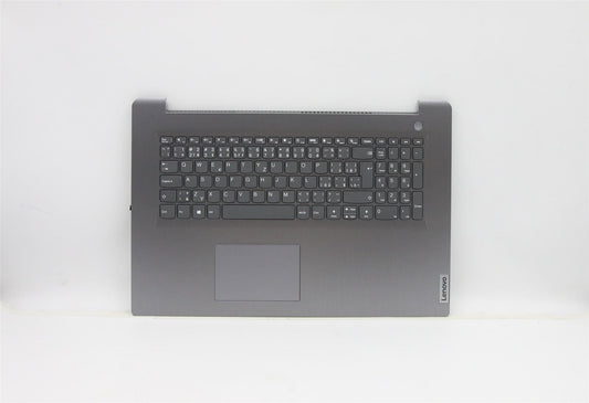 Lenovo IdeaPad 3-17ALC6 Keyboard Palmrest Top Cover Czech Grey 5CB1C81077