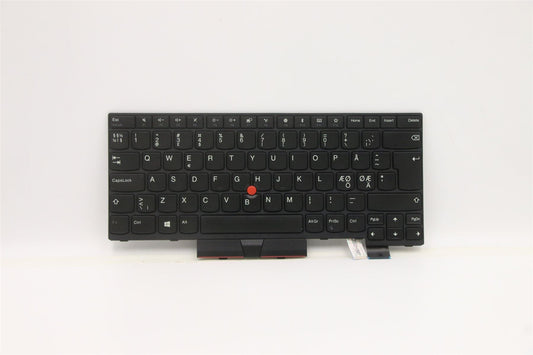 Lenovo ThinkPad T480 A485 Keyboard Nordic Black 01HX338