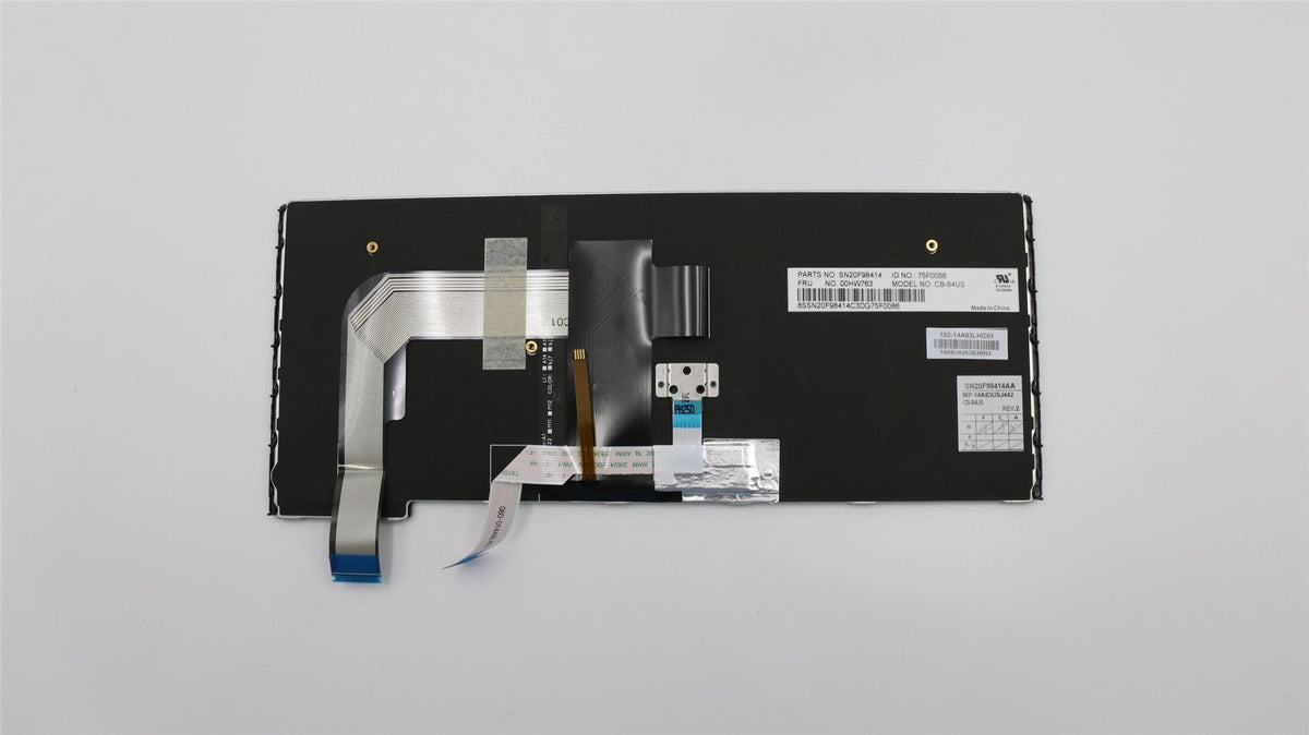 Genuine Lenovo Yoga 14 460 Keyboard US Black Backlit 00HW763 00HW800 SN20F98414