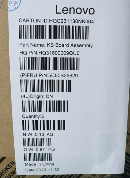 Lenovo USB Board H 83CV 5C50S25629