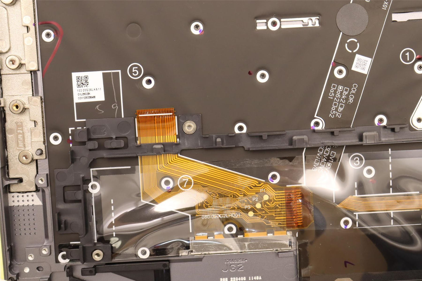 Lenovo MECH_ASM KBD BZL,WL,GY,CHY,TUR 5M11H45747