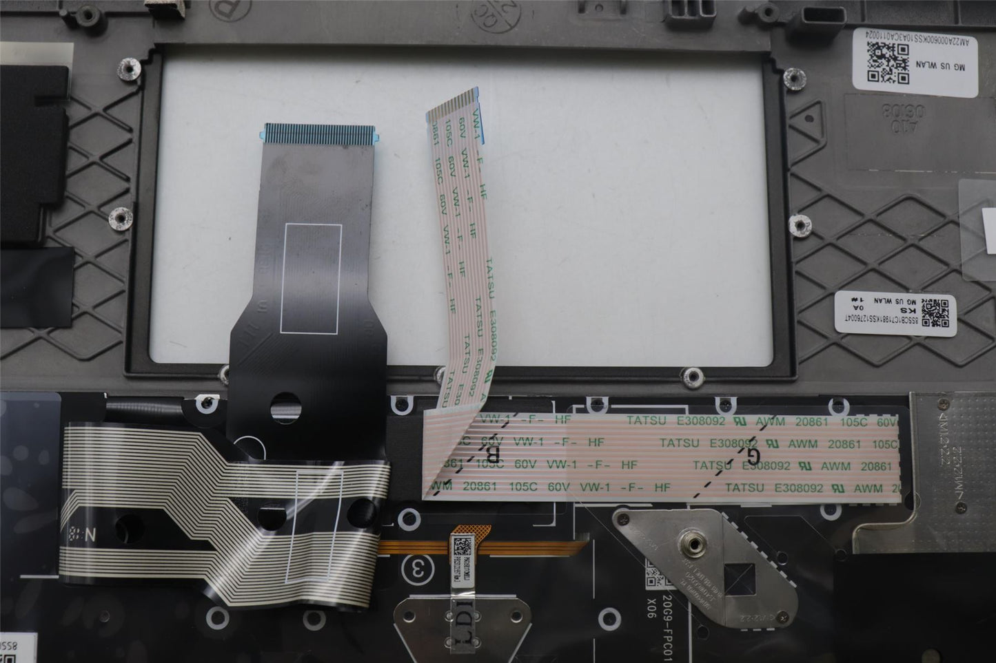 Lenovo ThinkPad T14s Gen 2 Palmrest Cover Keyboard UK Black Backlit 5M11C47925