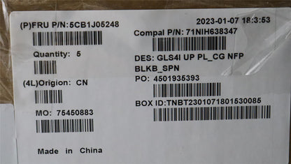 Lenovo UpperCaseASM_SPA C82SD PLCG NFPBL 5CB1J05248