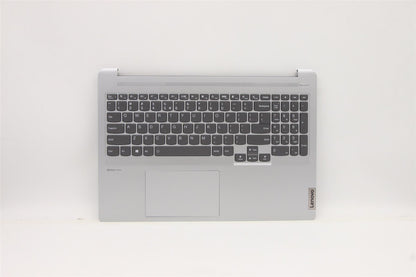 Lenovo Pro 5 Pro-16ACH6 Keyboard Palmrest Top Cover US Europe Silver 5CB1C74907