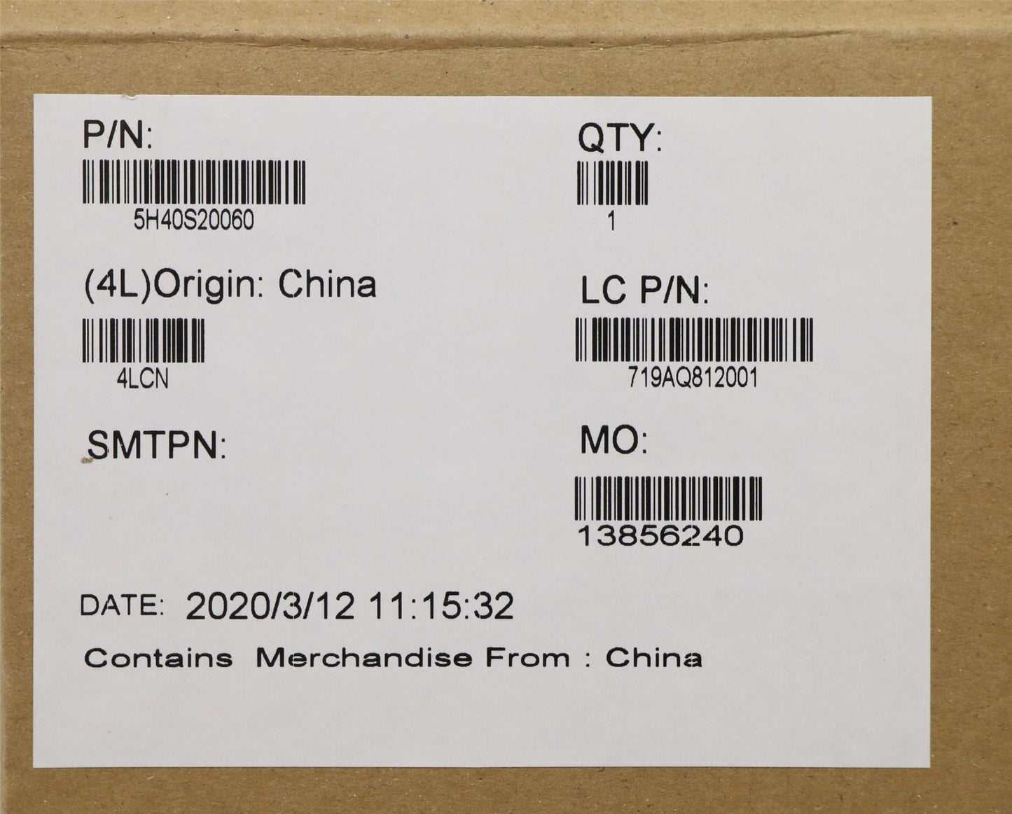 Lenovo Heatsink L 81W0 UMA 5H40S20060