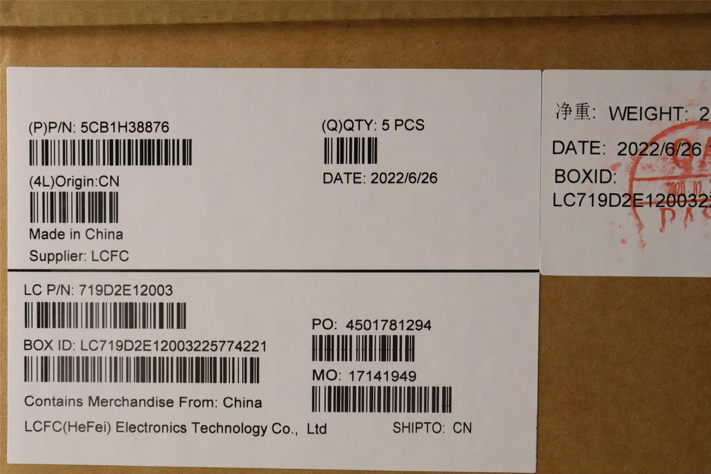 Lenovo Lower Case L 82RJ W_HDD_A/B_U 5CB1H38876