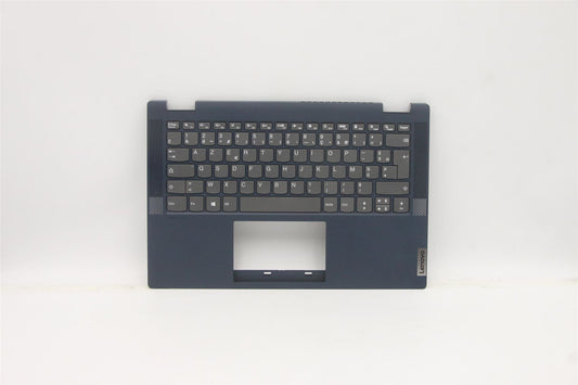 Lenovo IdeaPad 5-14ITL05 Palmrest Cover Keyboard French Blue 5CB1B36410