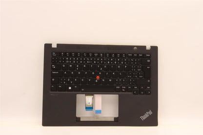 Lenovo ThinkPad T14s Gen 3 Keyboard Palmrest Top Cover Black Backlit 5M11H27325