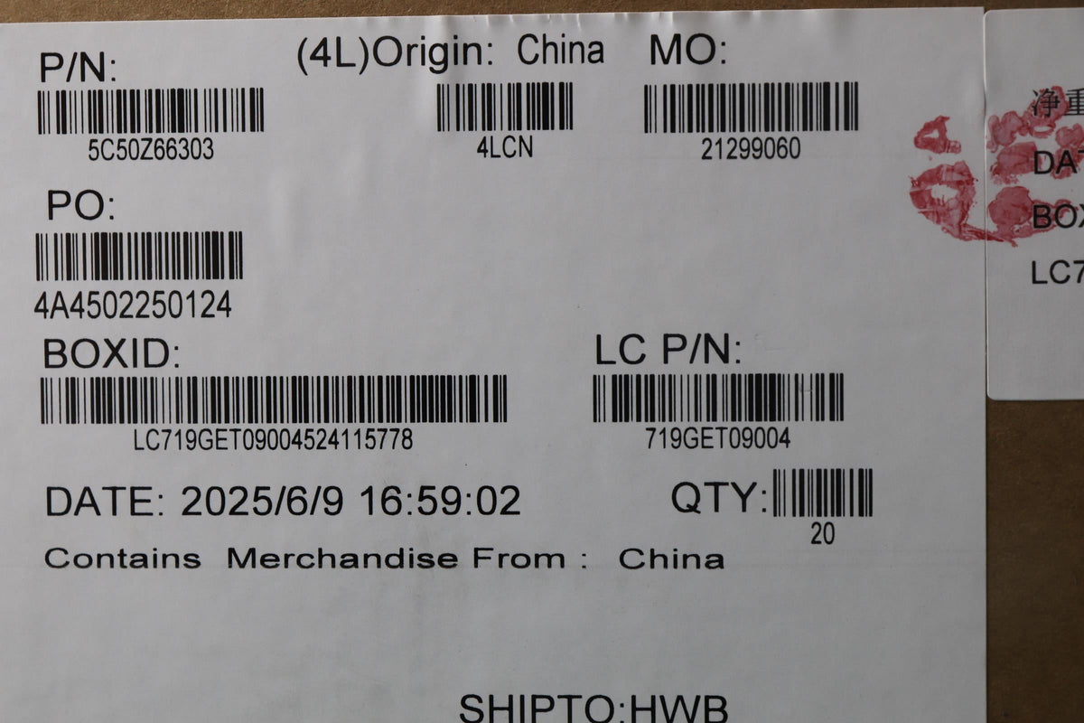 Lenovo CARDPOP LMAIO-6 OSD button card MP Board 5C50Z66303