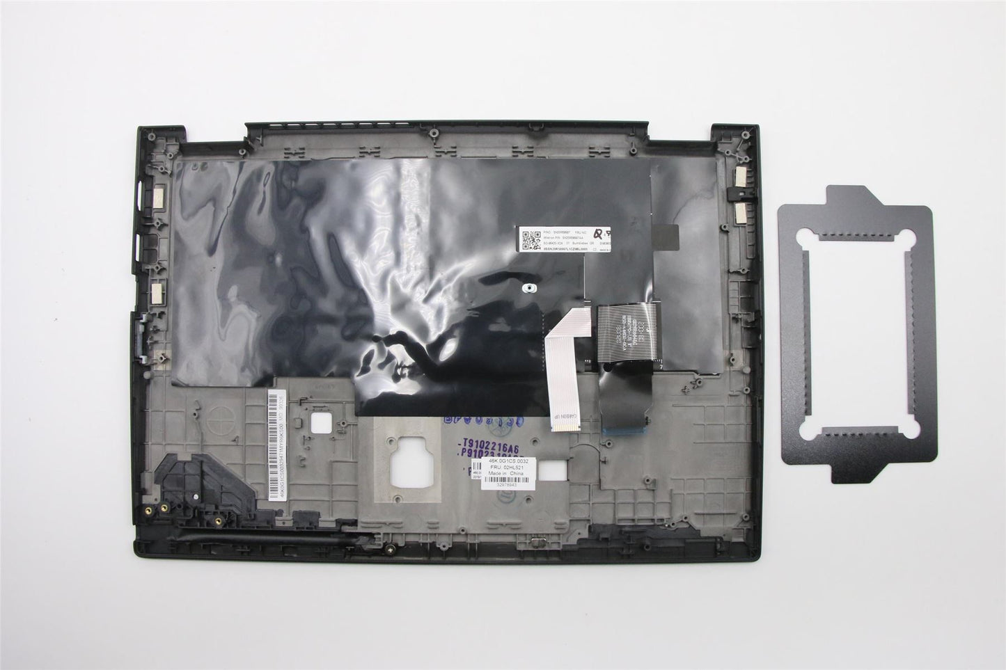 Lenovo Yoga X390 Clavier Palmrest Top Cover Grec Noir Rétroéclairé 02HL520