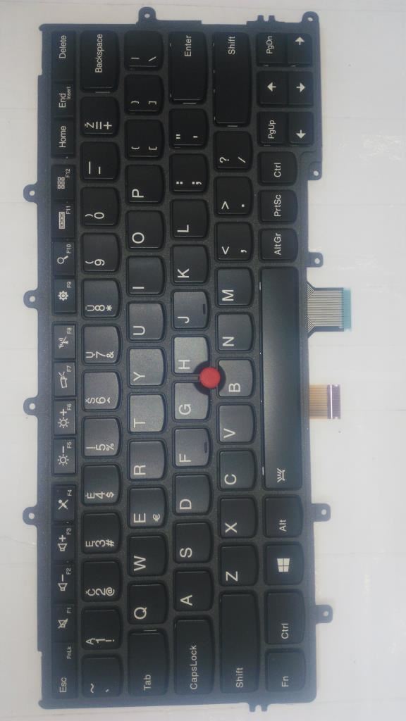 Genuine Lenovo ThinkPad X260 Keyboard Lithuanian Black Backlit 01AV539