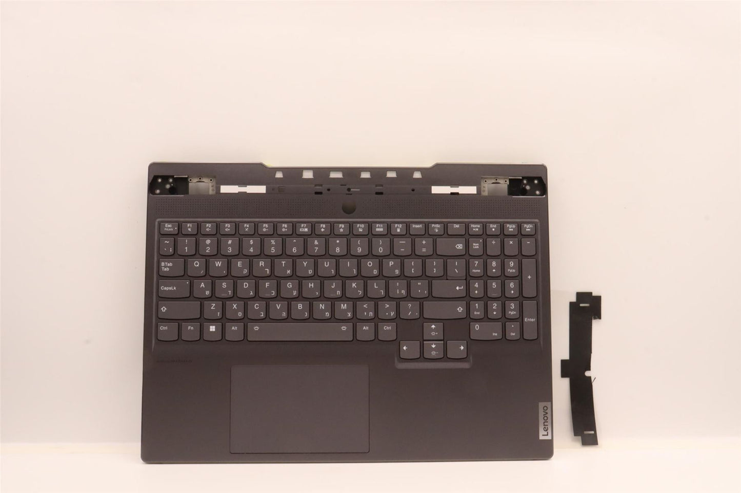 Lenovo Legion 7 16ARHA7 Palmrest Cover Touchpad Keyboard Hebrew Grey 5CB1J30864