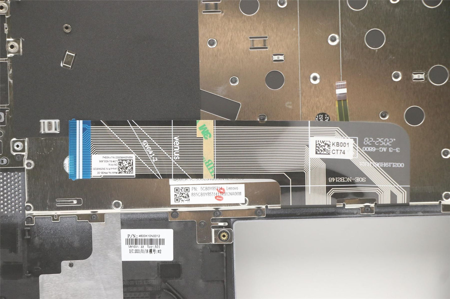 Lenovo Upper Case ASM_GR W 81X1 PG 5CB0Y85314