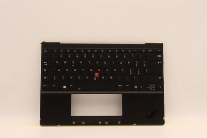 Lenovo ThinkPad Z13 Gen 1 Keyboard Palmrest Top Cover Italian Black 5M11H94940