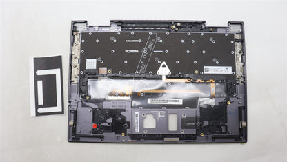 Lenovo ThinkPad X1 8th Gen Keyboard Palmrest Top Cover Hebrew Grey 5M11H62276
