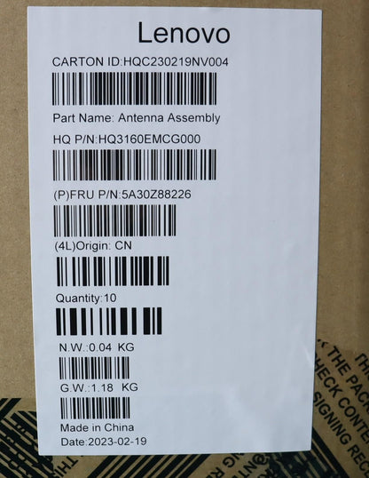 Lenovo Yoga 300e Gen4 Wi-Fi Wifi Wireless Antenna 5A30Z88226