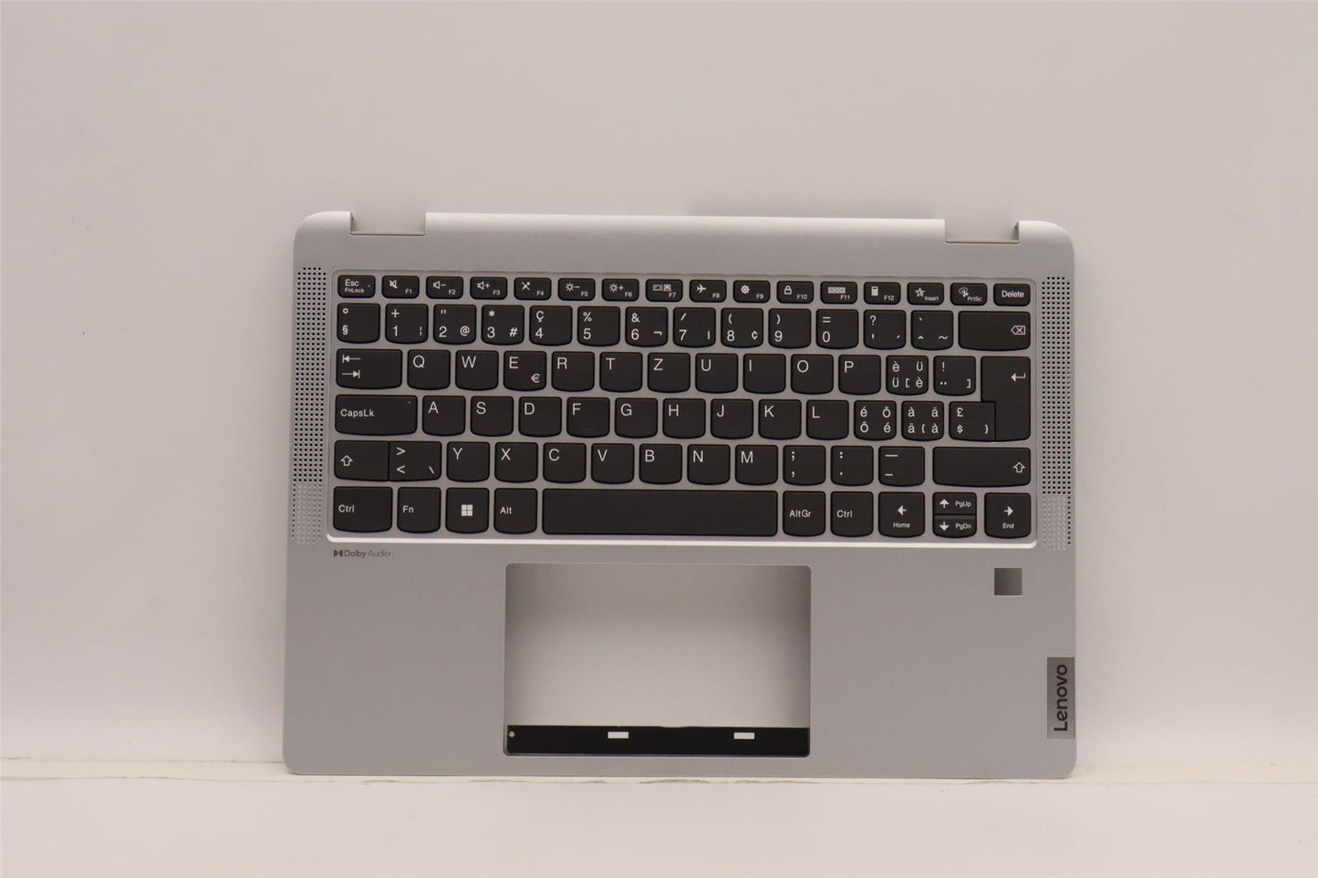 Lenovo IdeaPad 5 14ALC7 Keyboard Palmrest Top Cover Swiss Cloud Grey 5CB1H72342