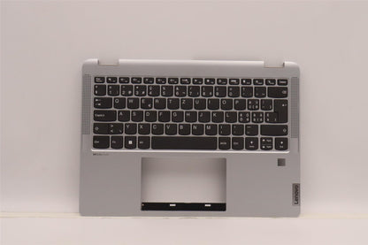 Lenovo IdeaPad 5 14ALC7 Keyboard Palmrest Top Cover Swiss Cloud Grey 5CB1H72342