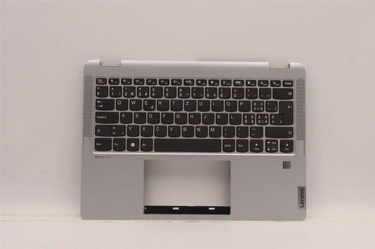 Lenovo IdeaPad 5 14ALC7 Keyboard Palmrest Top Cover Swiss Cloud Grey 5CB1H72342