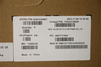 Lenovo Pro 5 Pro-14ITL6 5 Pro-14ACN6 Keyboard Palmrest Top Cover 5CB1C04861