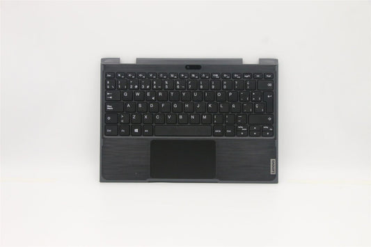 Lenovo Notebook 300e 2nd Keyboard Palmrest Top Cover Spanish Black 5CB0T45107