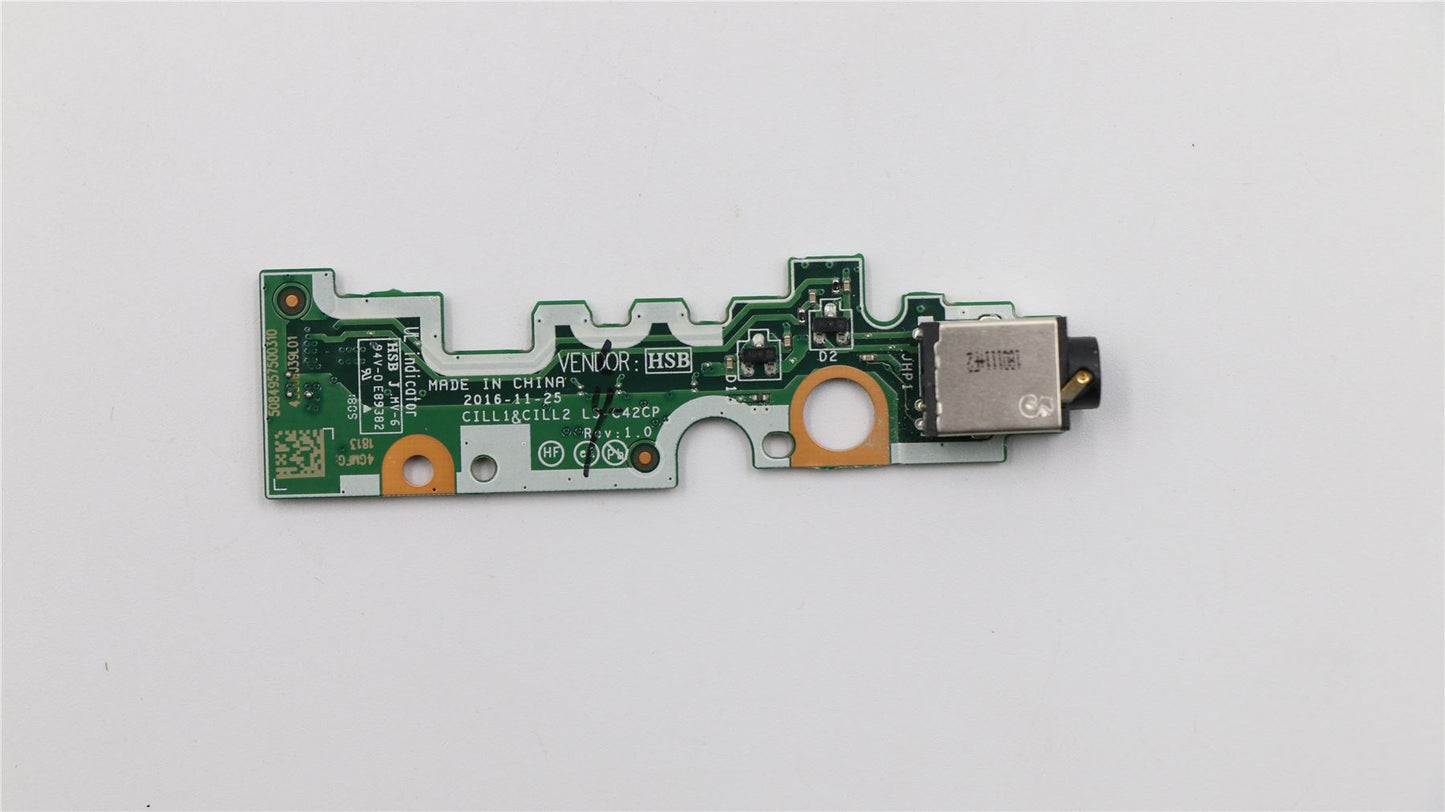 Lenovo ThinkPad L570 Audio Jack Board 01ER298