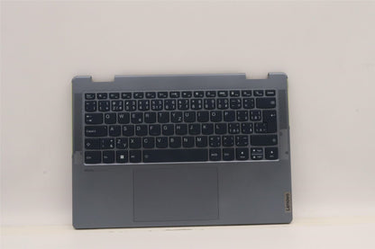Lenovo Yoga 7 14ARB7 Palmrest Cover Touchpad Keyboard Stone Blue 5CB1J11108