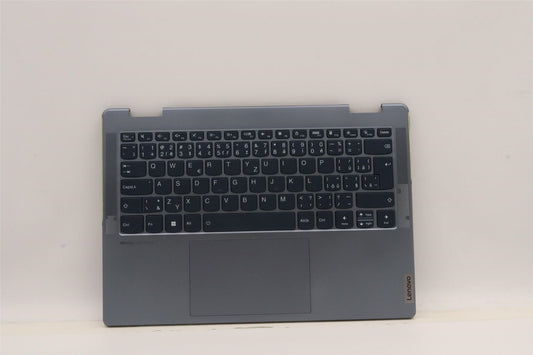 Lenovo Yoga 7 14ARB7 Palmrest Cover Touchpad Keyboard Stone Blue 5CB1J11108