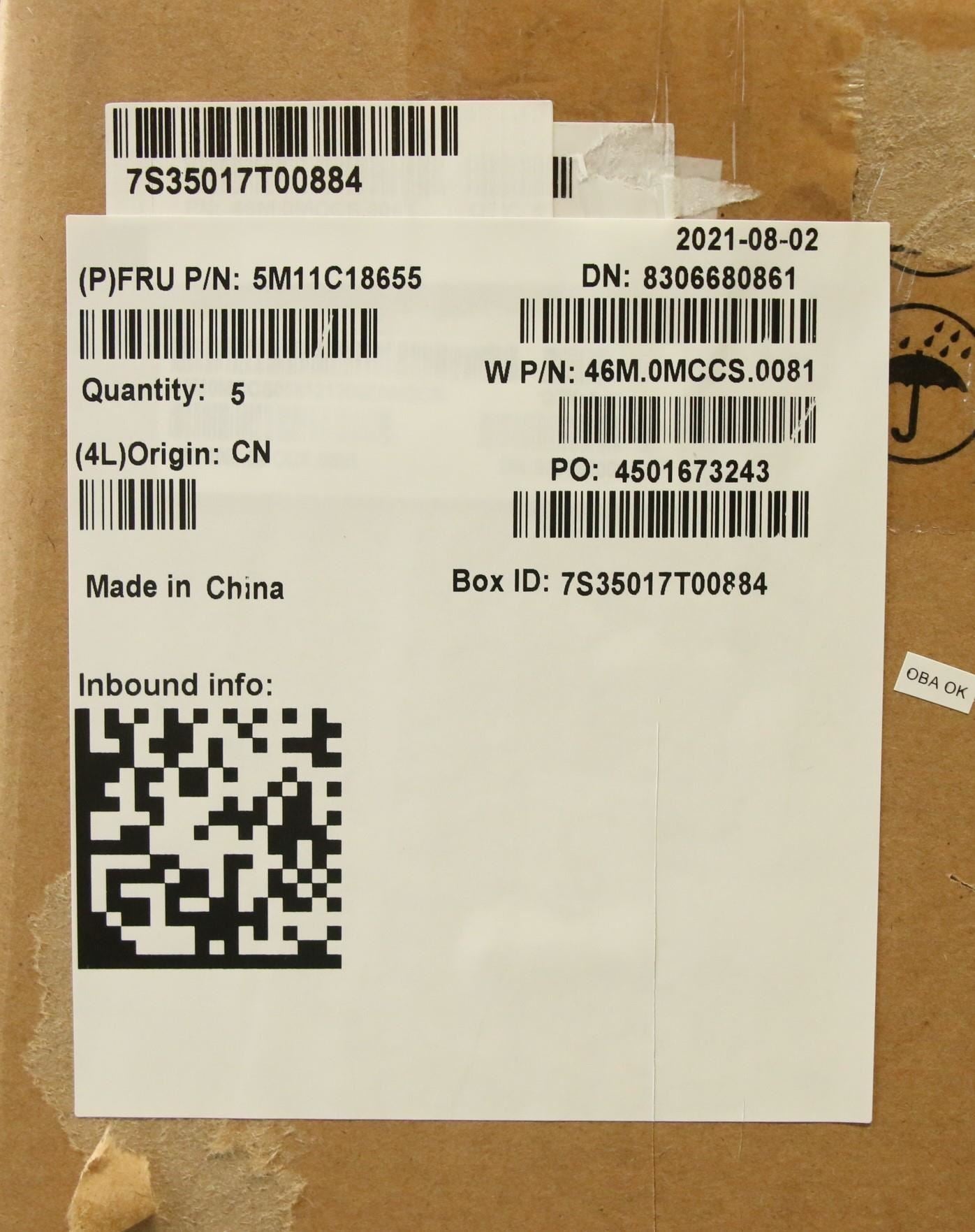 Lenovo WW C-Cvr+ILD KB ASM,CHY 5M11C18618