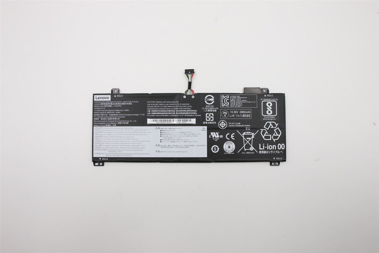 Lenovo IdeaPad S530-13IWL S530-13IML Akku 15,36 V 45 Wh 5B10R38649