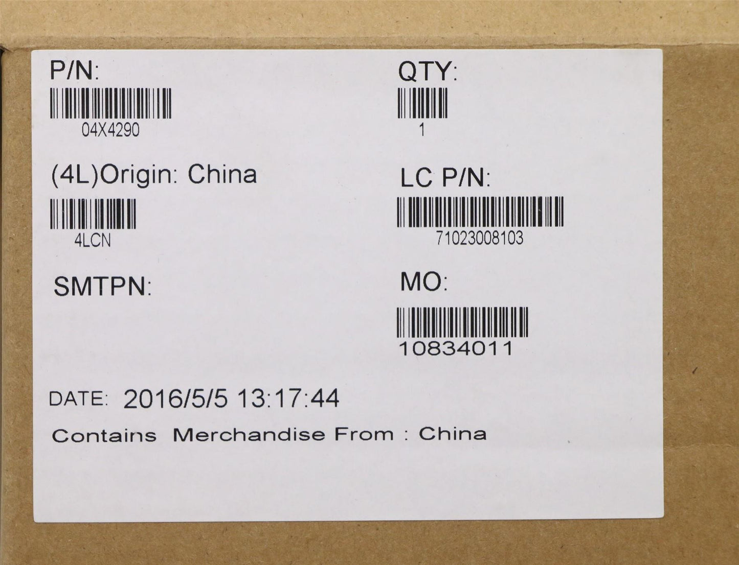 Lenovo FRU LCD Bezel 15W Wedge 04X4290
