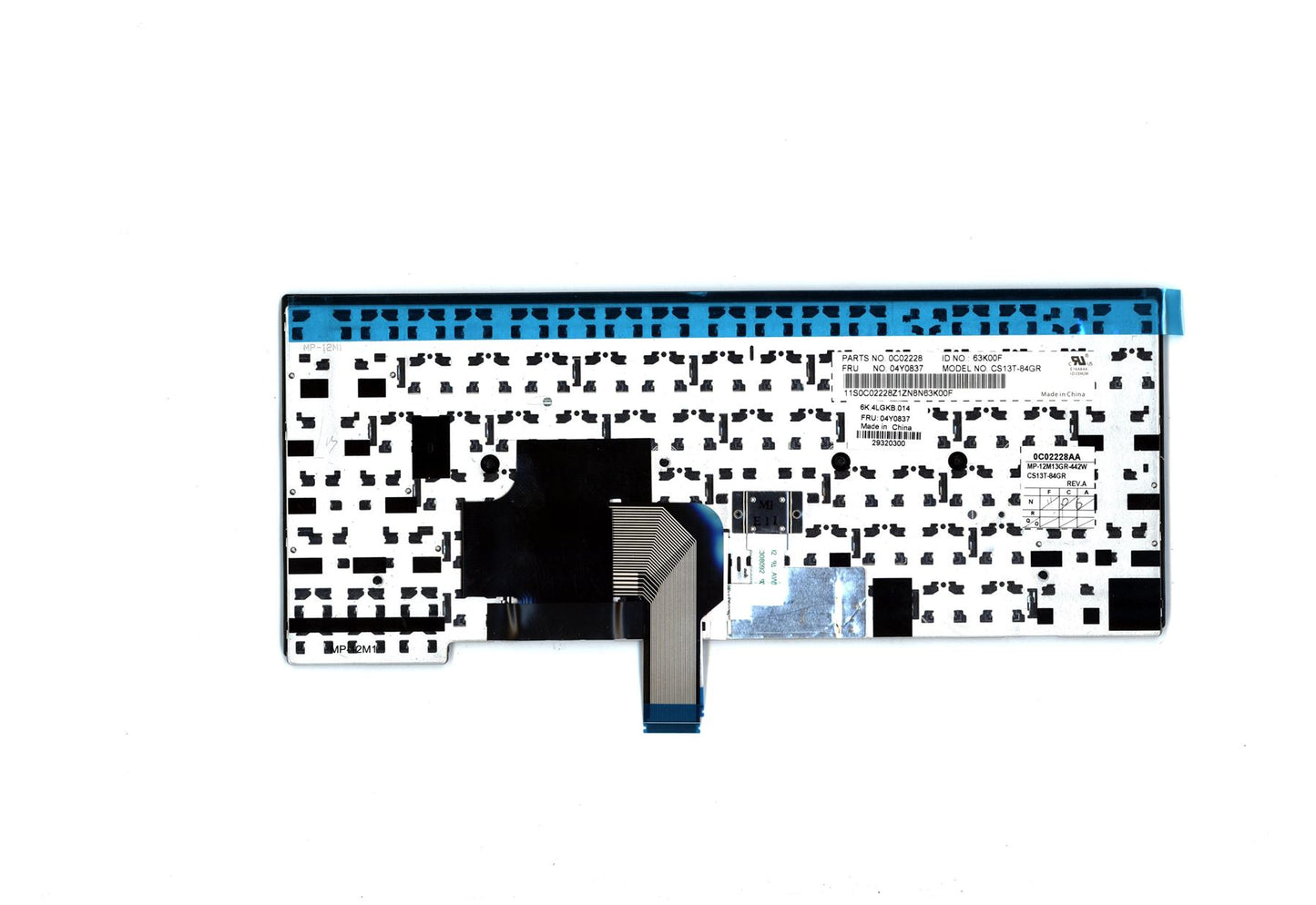 Lenovo NB_KYB CS13T,GR,CHY 04Y0837