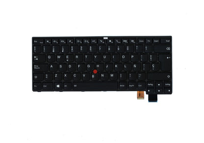 Lenovo ThinkPad T460s Keyboard Spanish Black Backlit 01YR098