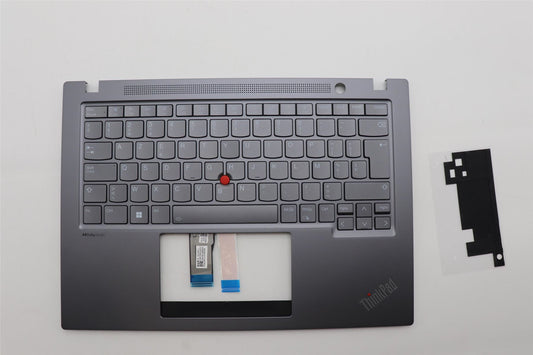 Lenovo ThinkPad T14s Gen 4 Keyboard Palmrest Top Cover Belgian Grey 5M11L59582