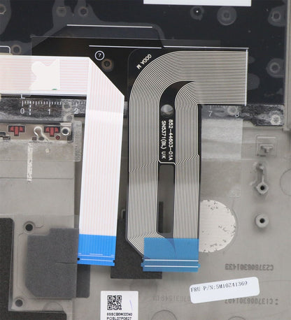 Lenovo ThinkPad T14s Keyboard Palmrest Top Cover Danish Black Backlit 5M10Z41369