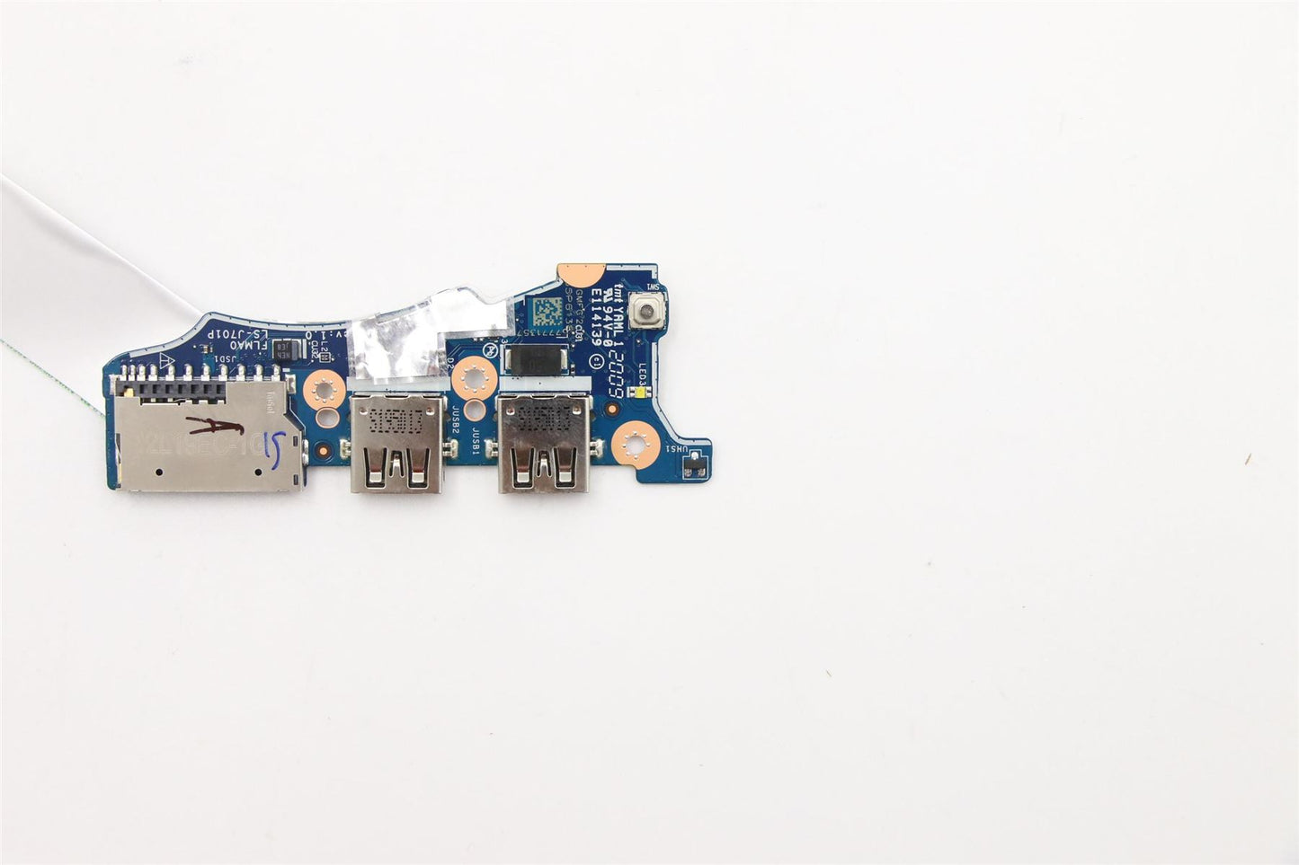 Lenovo IdeaPad 5-14ARE05 USB Card Reader Button Board 5C50Z26866