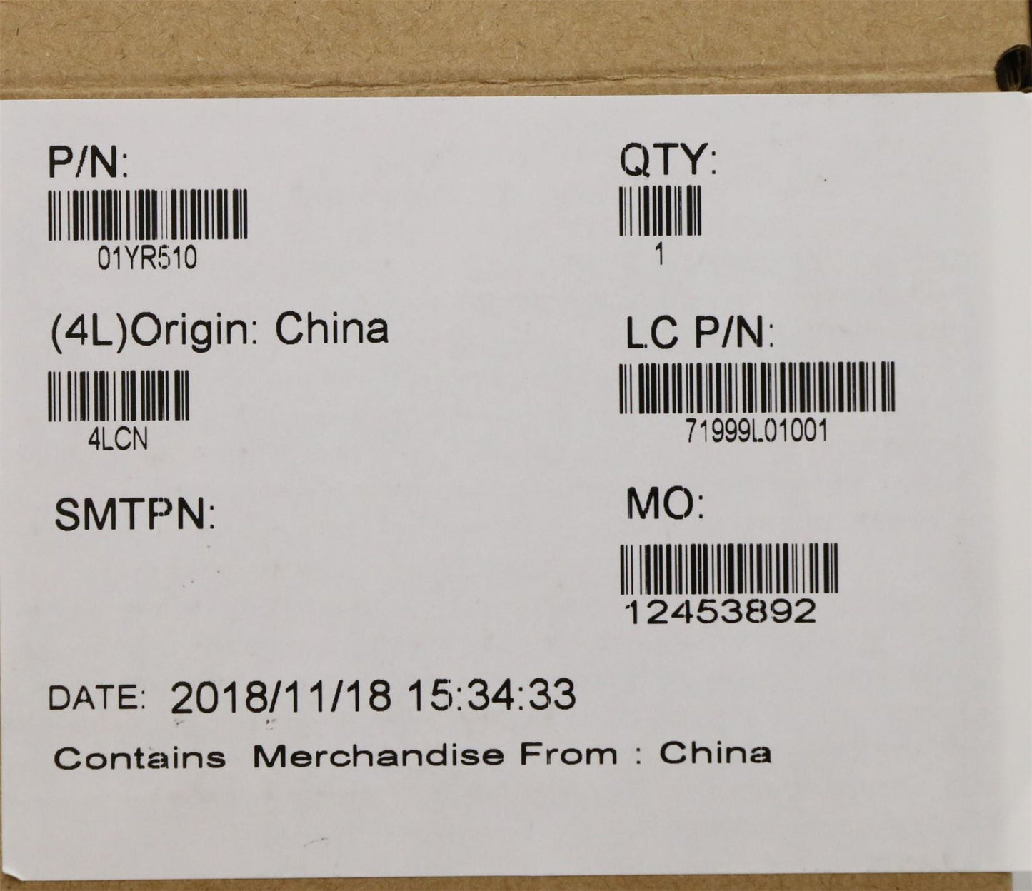 Lenovo ThinkPad T480 NFC Cable 12 Pin 01YR510