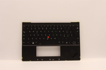 Lenovo ThinkPad Z13 Gen 1 Keyboard Palmrest Top Cover Italian Black 5M11H95048