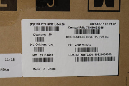 Lenovo LCD Cover C 82SD PL_3.0t_CG 5CB1J04426