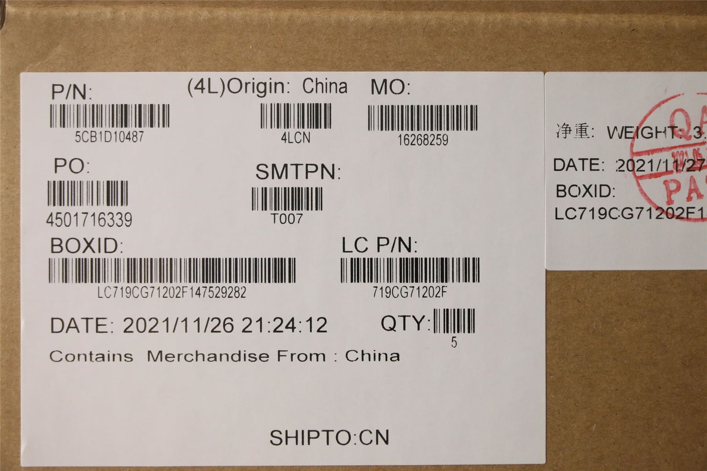 Lenovo Legion 5 16ITH6 Palmrest Cover Touchpad Keyboard Italian Grey 5CB1D10487
