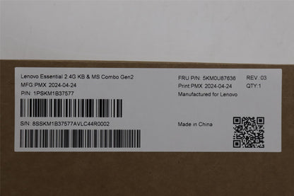 Lenovo WL KM Calliope BK UKR 5KM0U87636