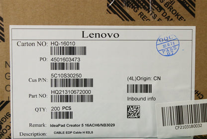 Lenovo Pro 5-16ACH6 5 Pro-16ACH6 Cable Lcd Screen Display LED 5C10S30250