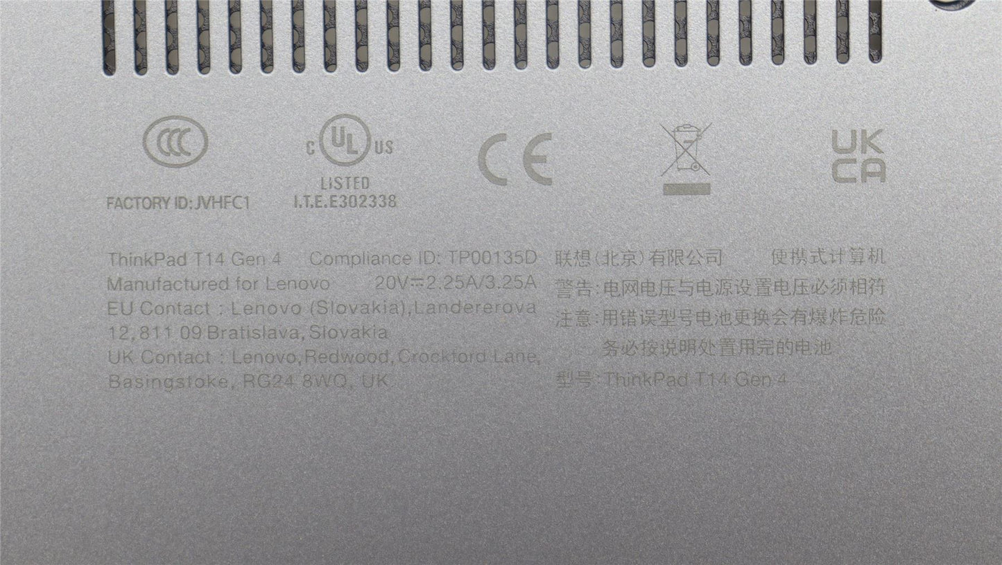 Lenovo FRU KT4D0_D_COVER_UMA_WW_ASSY_GR 5CB1L57500