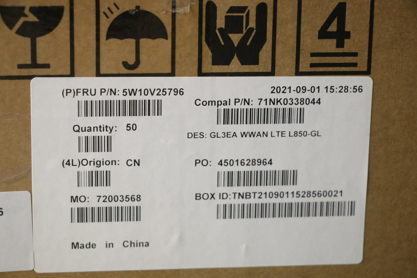 Lenovo WIRELESS Wireless,CMB,FBC,L850 Chrome Board 5W10V25796