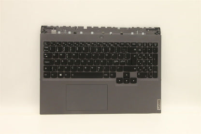 Lenovo 5 16ITH6 Palmrest Cover Touchpad Keyboard Nordic Storm Grey 5CB1D10491