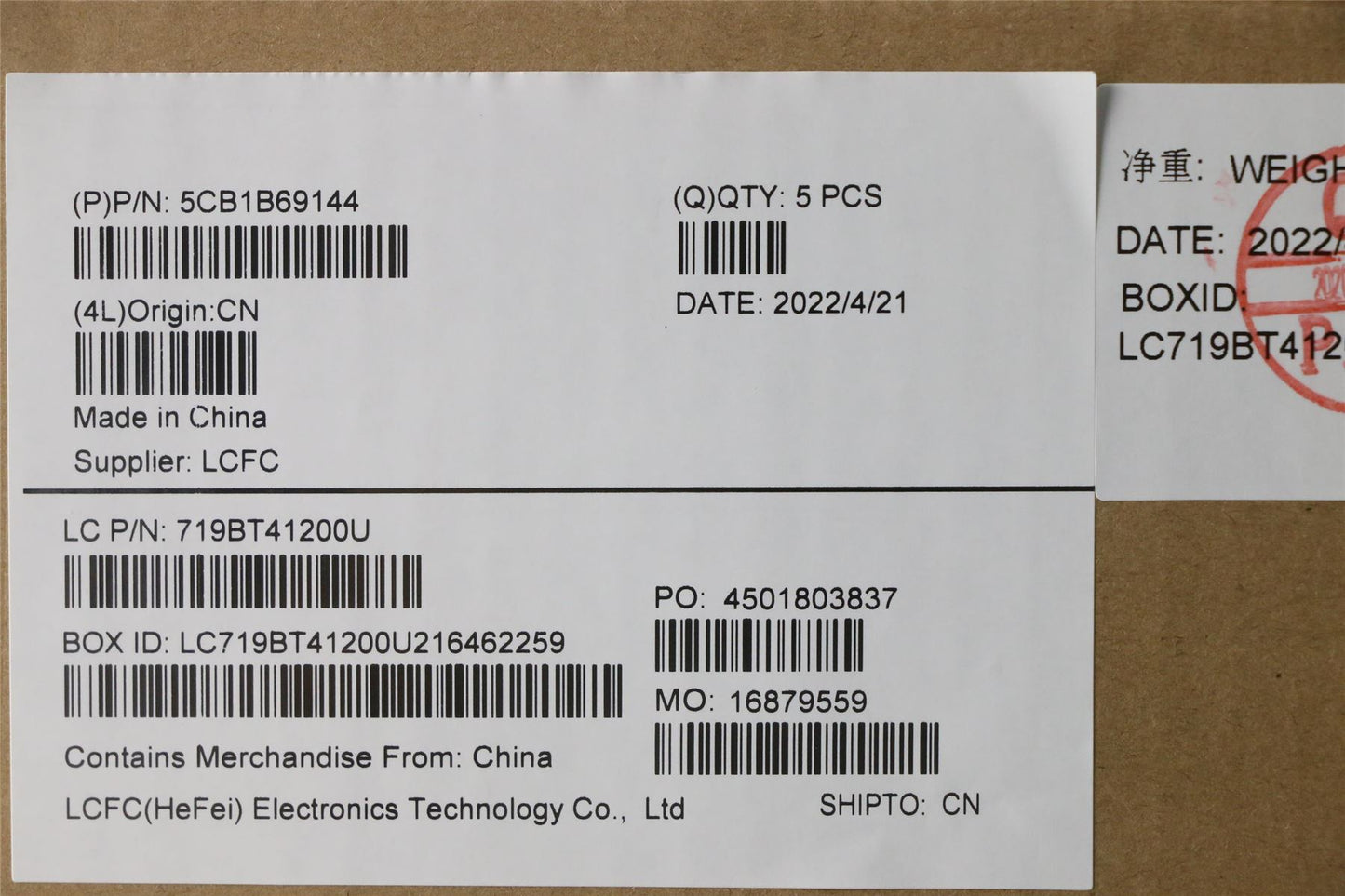 Lenovo Upper Case ASM_PORL82H8NFPAGBL 5CB1B69144