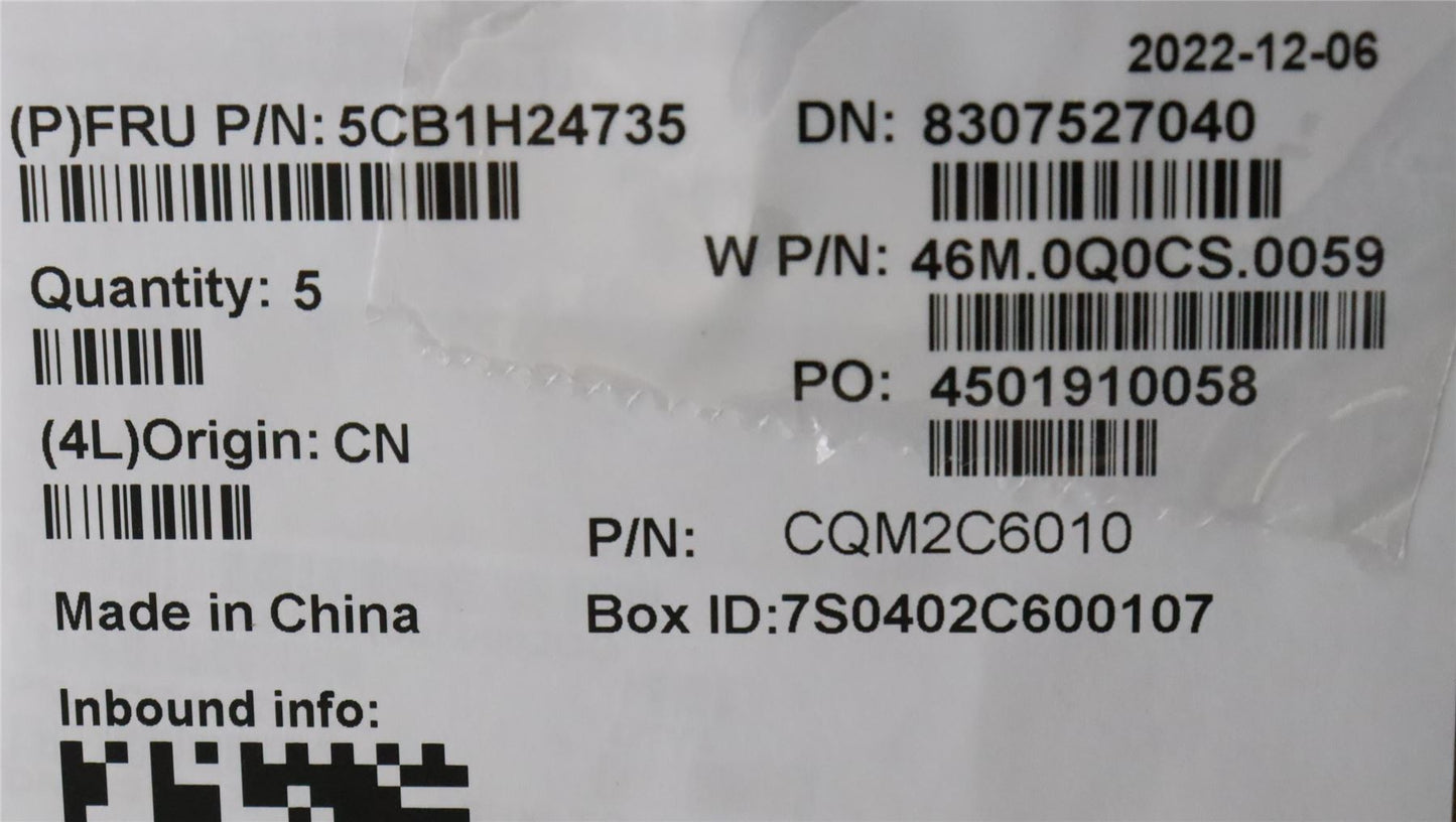 Lenovo ThinkBook 13x G2 IAP Palmrest Cover Touchpad Keyboard Spanish 5CB1H24735